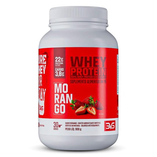 Whey 100% Concentrada 900g 3VS Nutrition