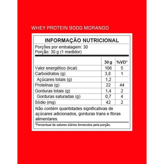 Whey 100% Concentrada 900g 3VS Nutrition
