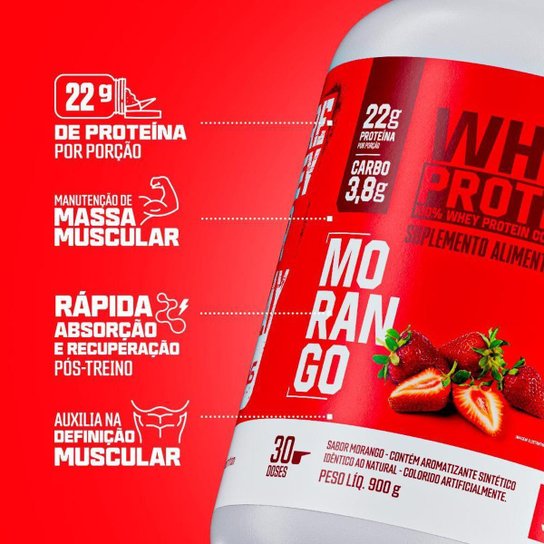Whey 100% Concentrada 900g 3VS Nutrition