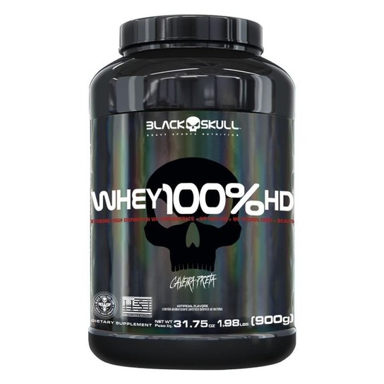 WHEY 100% HD 900 G - BLACK SKULL (COOKIES AND CREAM)