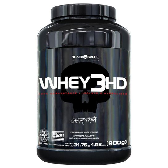Whey 3Hd (Wpc, Wpi E Wph) 900g - Black Skull