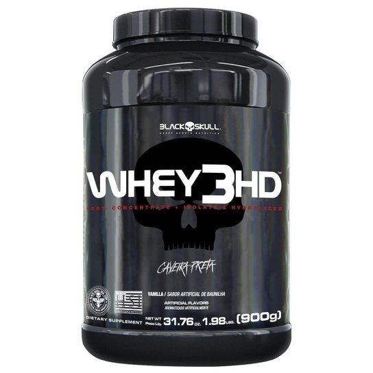 Whey 3Hd (Wpc, Wpi E Wph) 900g - Black Skull