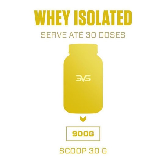 Whey 3VS Nutrition Protein Isolado 900g