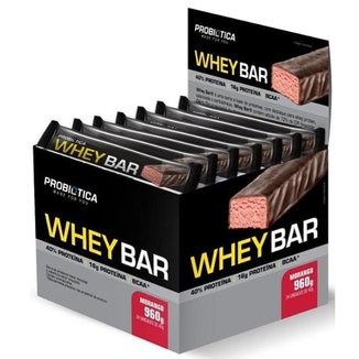 WHEY BAR BARRA DE PROTEÍNA 24 UN PROBIOTICA