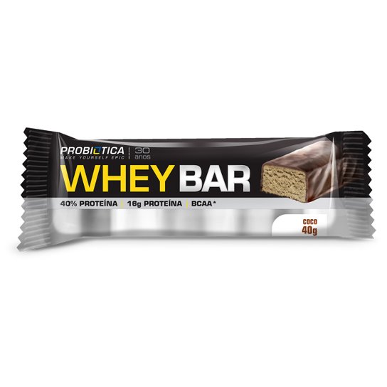 Whey Bar cx c/ 24 unidades - Probiótica