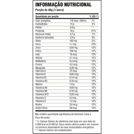 Whey Bar cx c/ 24 unidades - Probiótica