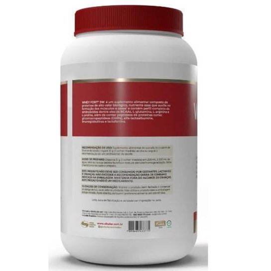 Whey Fort 3W Pote 900g - Vitafor