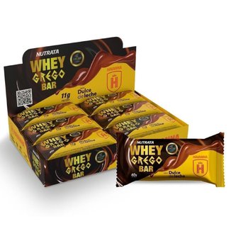 Whey Grego Bar Doce de Leite Havanna - Nutrata 12 unid.