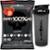 Whey Protein 100 HD REFIL Coqueteleira 600ml Kit Black Skull Whey Isolado Concentrado Hidrolisado