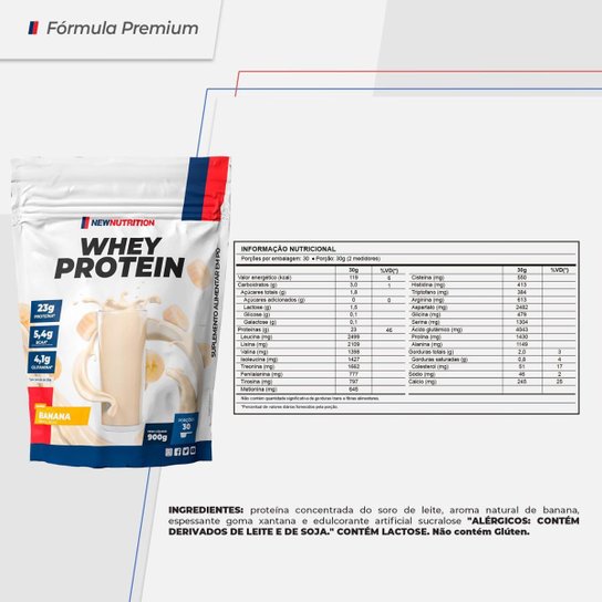 Whey Protein 900g Banana