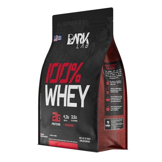 Whey Protein Concentrado 100% Importado 900g Dark Lab