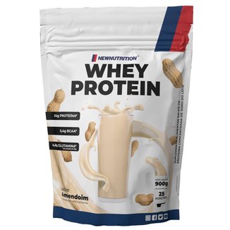 Whey Protein Concentrado 900g Amendoim NewNutrition