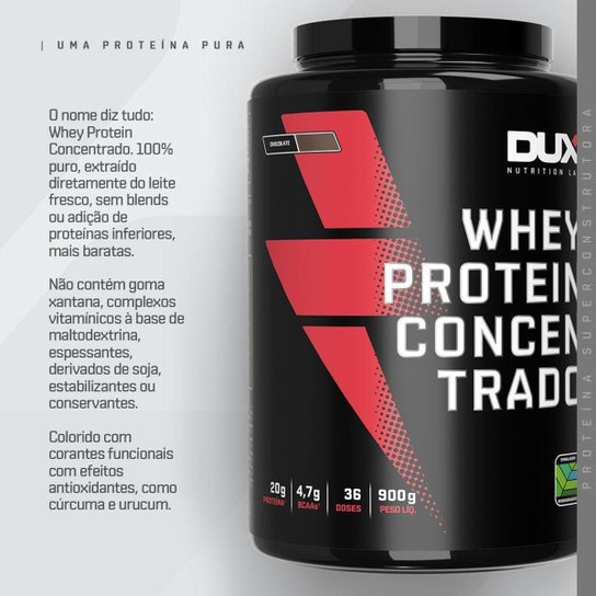 Whey Protein Concentrado Dux Nutrition Pote 900g