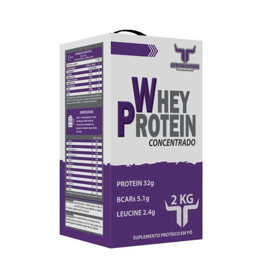 Whey Protein Concentrado e Isolado 2Kg - Stronghorn Nutrition Power