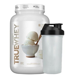 Whey Protein Fior Di Latte 837g Coqueteleira - True Source
