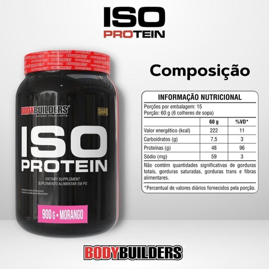 Whey Protein ISO Protein 900g - Bodybuilders