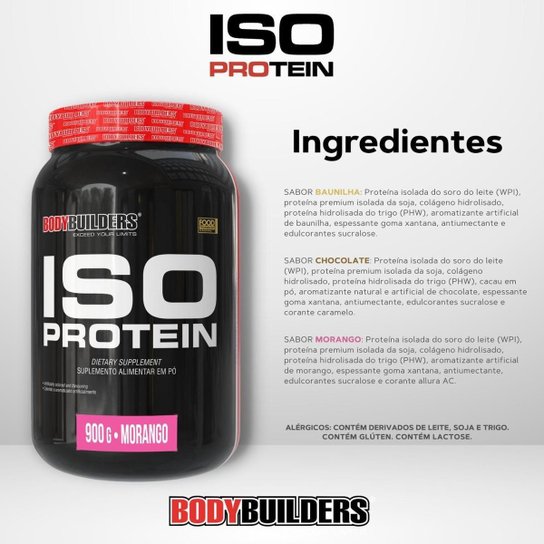 Whey Protein ISO Protein 900g - Bodybuilders