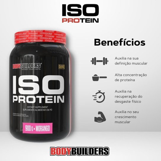 Whey Protein ISO Protein 900g - Bodybuilders