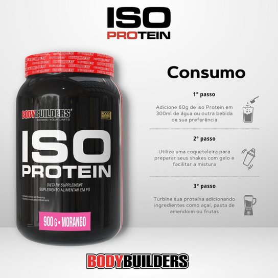 Whey Protein ISO Protein 900g - Bodybuilders