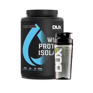 Whey Protein Isolado Dux Nutrition 900g + Coqueteleira