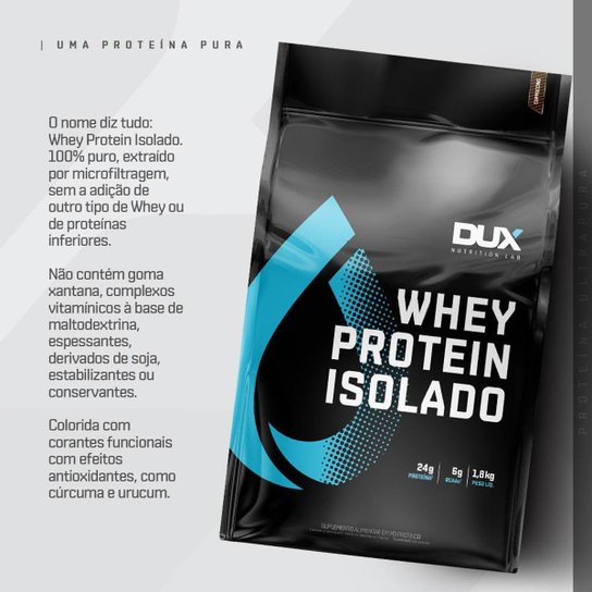 Whey Protein Isolado Dux Nutrition Pouch 1,8Kg