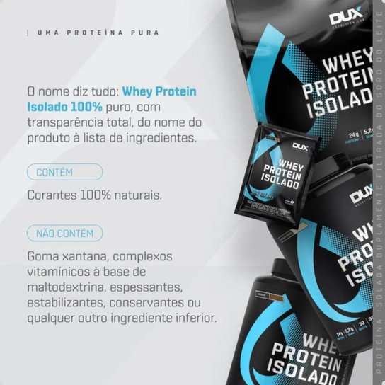 Whey Protein Isolado Pote 900g Dux Nutrition