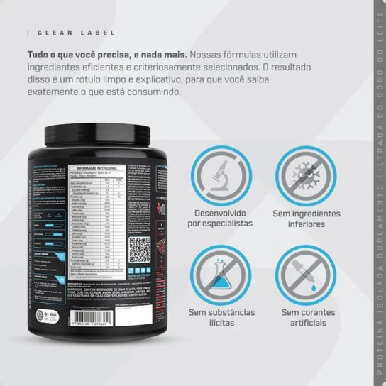 Whey Protein Isolado Pote 900g Dux Nutrition