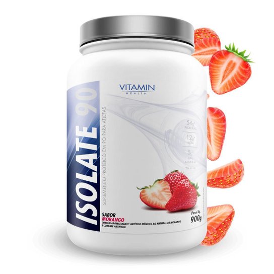 Whey Protein Isolate 900g Baunilha Chocolate Morango