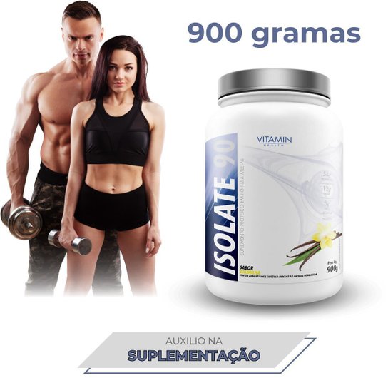 Whey Protein Isolate 900g Baunilha Chocolate Morango