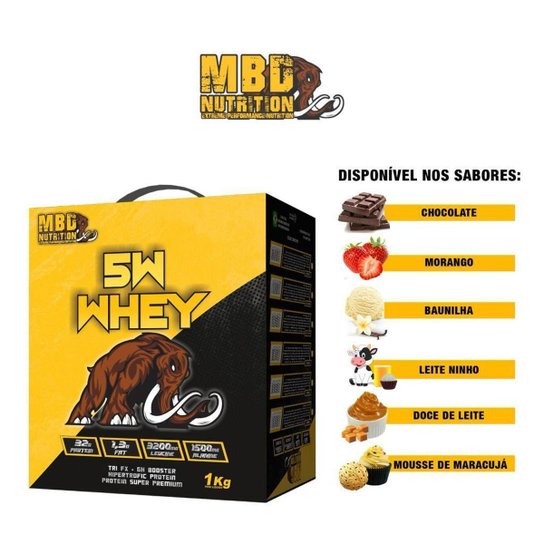Whey Protein MBD Nutrition 5W 1Kg