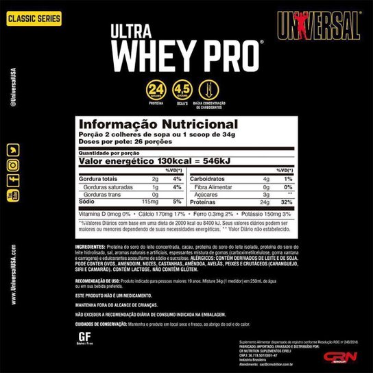 Whey Universal Ultra Whey Pro 900g