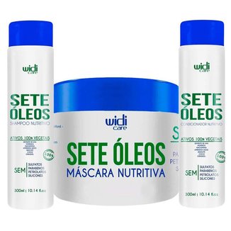 Widi Care Nutritivo Sete Oleos Kit – Shampoo + Condicionador + Máscara Kit