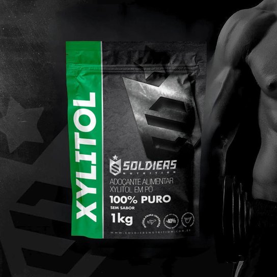 Xylitol 1Kg - 100% Puro Importado - Soldiers Nutrition