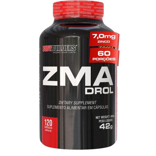 ZMA DROL 120 Cápsulas - Bodybuilders
