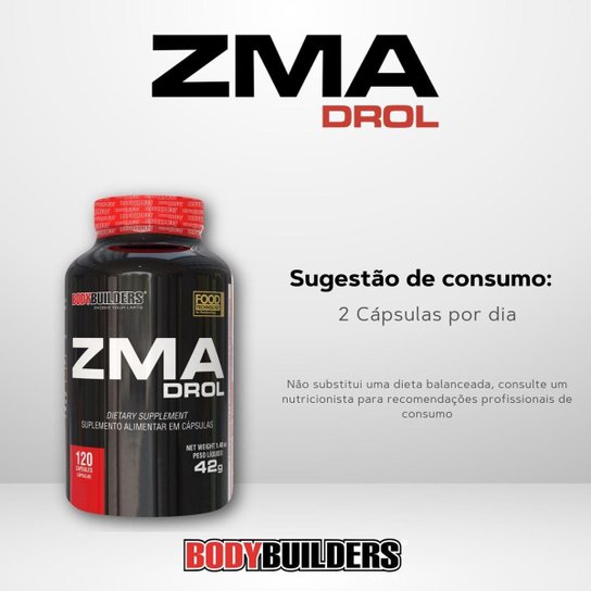ZMA DROL 120 Cápsulas - Bodybuilders